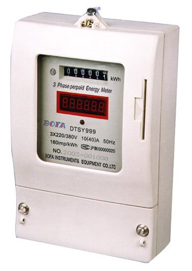 Three phase prepaid meter DTSY999